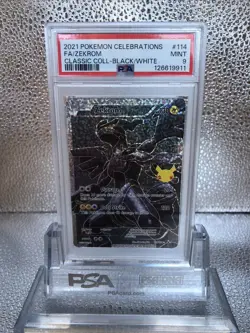 Pokemon Celebrations Zekrom 114/114 Classic Collection PSA Mint 9 English - Image 1