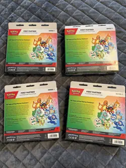 Pokemon First Partner Illustration Collection Series 1 Promo Box (lot of 4) - Image 2