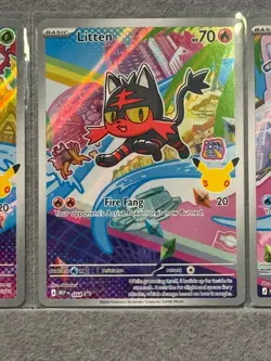 Pokemon TCG First Partner Illustration Collection Series 1 Gen 7 Set NM - Image 4