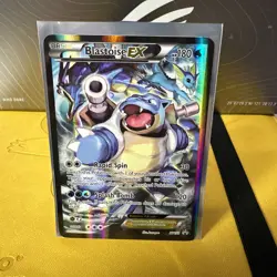Blastoise EX XY122 2016 Black Star Promo Full Art Nintendo Pokemon Card - Image 1