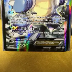Blastoise EX XY122 2016 Black Star Promo Full Art Nintendo Pokemon Card - Image 2