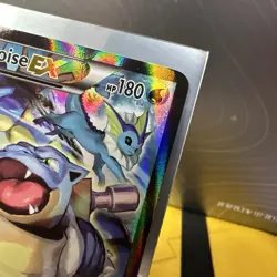 Blastoise EX XY122 2016 Black Star Promo Full Art Nintendo Pokemon Card - Image 5