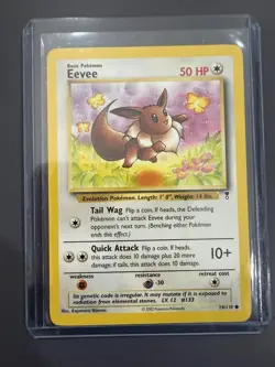 Pokemon Eevee Black Star Promo #11 WOTC Vintage LP/NM - Image 2