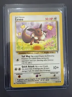 Pokemon Eevee Black Star Promo #11 WOTC Vintage LP/NM - Image 3