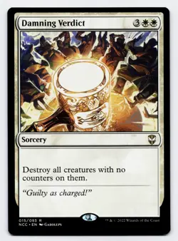 Damning Verdict [015/093] NCC Rare Non-Foil [MTG Card English] - Image 1