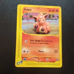 Pokemon Vulpix 136/165 Expedition Base Set 2002 e-Reader Regular 50 HP - Image 1