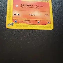 Pokemon Vulpix 136/165 Expedition Base Set 2002 e-Reader Regular 50 HP - Image 2