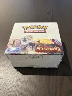 PALDEA EVOLVED BOOSTER BOX POKEMON TCG SV02 SCARLET VIOLET SEALED 820650863493 - Image 1