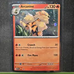 ARCANINE 011 PROMO SCARLET & VIOLET POKEMON COSMO HOLO NM/M - Image 1