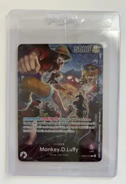 Monkey.D.Luffy One Piece Promo - PSA Magazine - OP05-060 - Foil - Sealed - Image 3