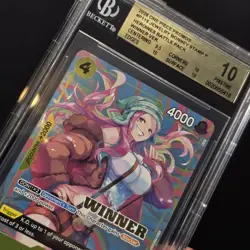 2026 ONE PIECE HEROINES BATTLE PACK WINNER #113 JEWELRY BONNEY BGS 10 Promo - Image 4