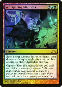 MTG FOIL Whispering Madness - Gatecrash L4 - Image 1