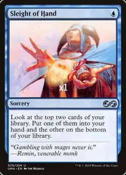 MTG Ultimate Masters UMA Sleight of Hand MINT - Image 1