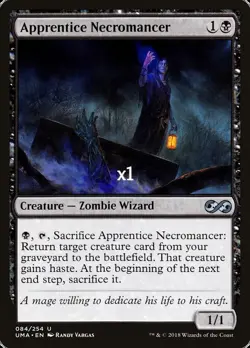MTG Ultimate Masters UMA Apprentice Necromancer MINT - Image 1