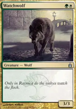 Watchwolf - Light Play MTG Ravnica - Image 1