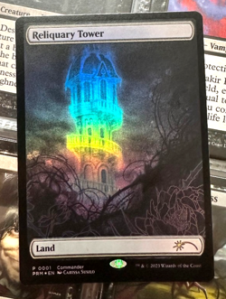 MTG Reliquary Tower - Magicfest Commandfest Promo - Land P 0001 FOIL - Image 1
