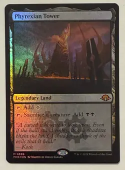 Phyrexian Tower Foil - Mythic - Modern Horizons 3 MTG - Image 1