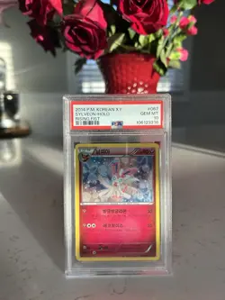PSA 10 Sylveon 067/096 Rising Fist XY3 Unlimited Holo Korean Pokemon Card POP 2 - Image 3