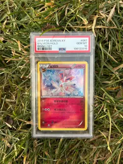 PSA 10 Sylveon 067/096 Rising Fist XY3 Unlimited Holo Korean Pokemon Card POP 2 - Image 5