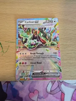 Pokemon TCG Cyclizar ex Double Rare Holo 159/191 Sv08: Surging Sparks English - Image 1