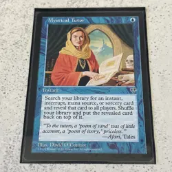 UNPLAYED Magic the Gathering MTG Mystical Tutor Mirage NM - Image 1