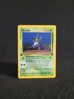 Pokemon Karte Myrapla - 1. Edition Near Mint+ - 58/64 Dschungel Set (Jungle) - Image 1