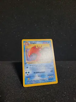 Pokemon Karte Kingler - 1. Edition Near Mint - 38/62 Fossil Set - Image 2