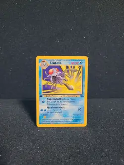 Pokemon Karte Tentoxa - 1. Edition Near Mint - 44/62 Fossil Set - Image 1
