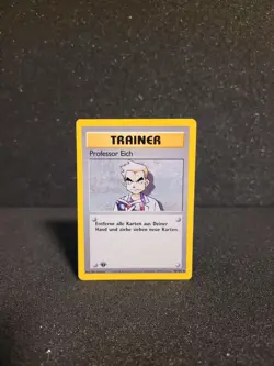 Pokemon Karte Professor Eich - 1. Edition Near Mint - 88/102 Basis Set - Image 1