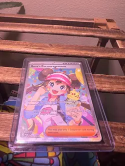 Pokemon GEM Rosa's Encouragement, Perfect Order 123/88 DBL gold star SIR NM - Image 2