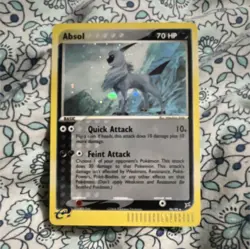 Nintendo Absol Pokemon TCG Holo Basic Dark Type 70 HP English 2004 - Image 1