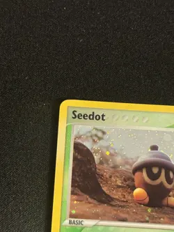 Seedot 61/92 Legend Maker Reverse Holo Pokemon Stamped - Image 2