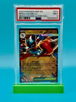 PSA 9 - 2025 Pokemon MEP Mega Lucario ex Promo #12 - Image 1