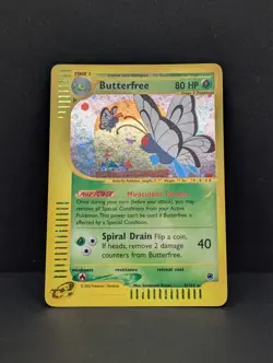 Butterfree 005/165 Expedition Base Set Holo Ultra Rare Pokemon TCG Nintendo LP+ - Image 3