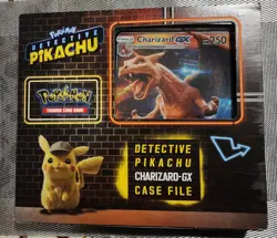 Pokemon TCG Detective Pikachu Charizard GX Case File Factory Sealed Brand New - Image 1