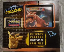 Pokemon TCG Detective Pikachu Charizard GX Case File Factory Sealed Brand New - Image 2