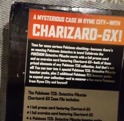 Pokemon TCG Detective Pikachu Charizard GX Case File Factory Sealed Brand New - Image 5