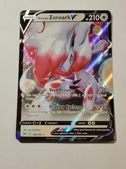 Hisuian Zoroark V 146/196 Lost Origin Holo Ultra Rare Pokemon TCG NM (F017) - Image 1