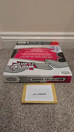 Pokemon TCG: Scarlet & Violet White Flare Binder Collection Factory Sealed Box - Image 5