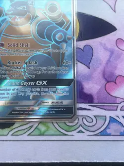 Pokemon TCG Blastoise GX Holo Ultra Rare SM189 Promo Near Mint Near Mint - Image 5