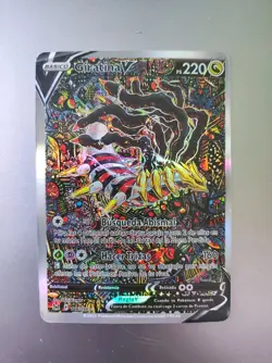 carta Pokemon giratina v lart alternativo 186/196 lost origin spanish pokemon - Image 1