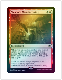 1x Weapons Manufacturing, Foil, Magic the Gathering MTG NM - Image 1