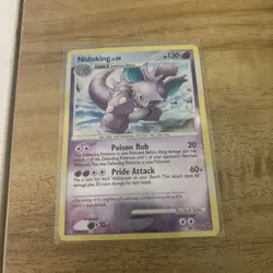 Pokemon TCG Nidoking Secret Wonders 34/132 Reverse Holo Rare - Image 1