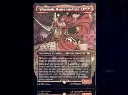 Gilgamesh, Master-at-Arms #338 FIN R (Borderless) (FOIL) - MTG Final Fantasy - Image 1