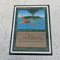 MTG Birds of Paradise 4th Edition Regular Rare NM - Image 1