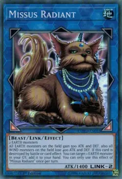 Missus Radiant - COTD-EN052 - Super Rare - 1st Edition - Lightly Played - Image 1