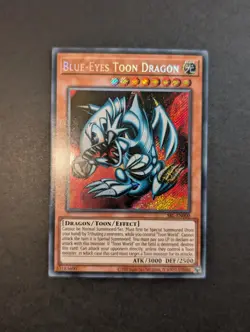 Yugioh Blue Eyes Toon Dragon SRL-EN000 Secret Rare Near Mint 25th Reprint - Image 2
