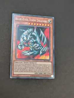 Yugioh Blue Eyes Toon Dragon SRL-EN000 Secret Rare Near Mint 25th Reprint - Image 3
