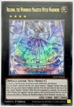 LIOV-EN042 Rilliona, the Wondrous Magistus Witch Wardrobe - Ultra Rare 1st Ed LP - Image 1