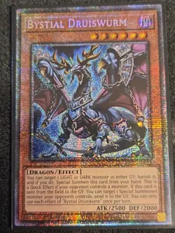 YUGIOH: 1x Bystial Druiswurm MP25-EN044 Starlight Rare 2025 Mega-Pack - Image 1